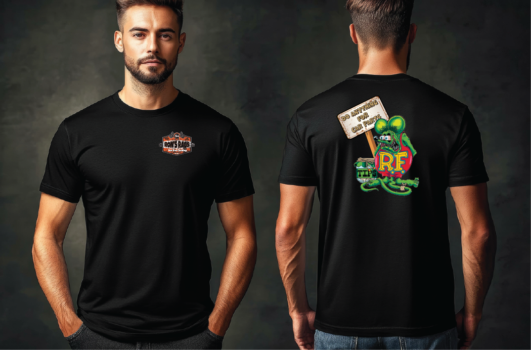 Ron's Rags Will Work For Car Parts Tee