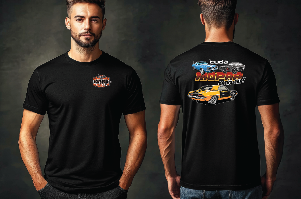 Ron's Rags Mopar or No Car Tee