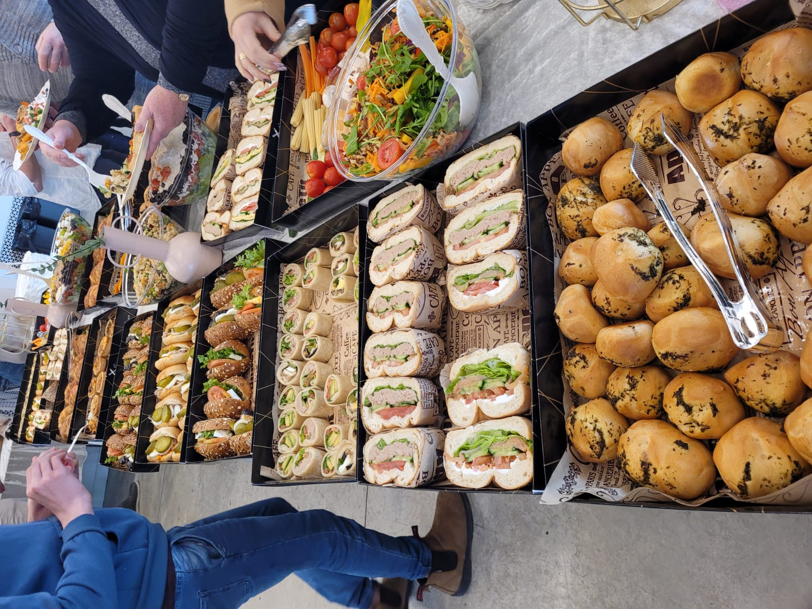 Arranged Food and Objects