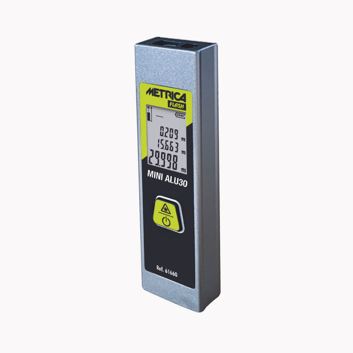 Télémètre laser de poche 30 m Metrica Flash Mini ALU30