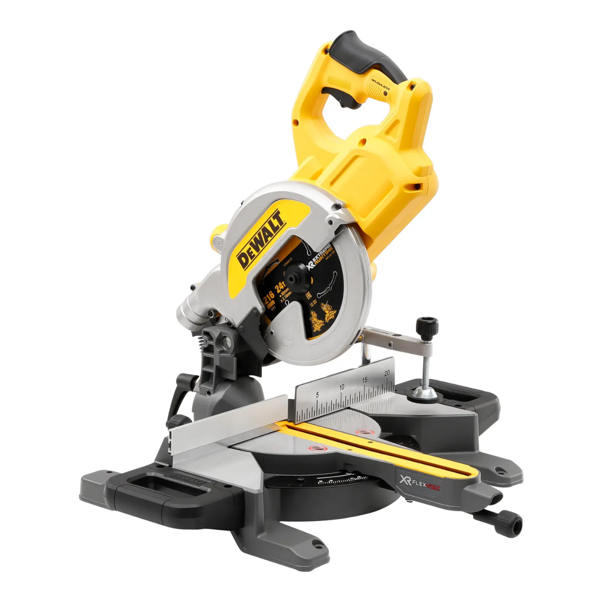 Scie à onglets 216 mm 54V DeWalt DCS777N
