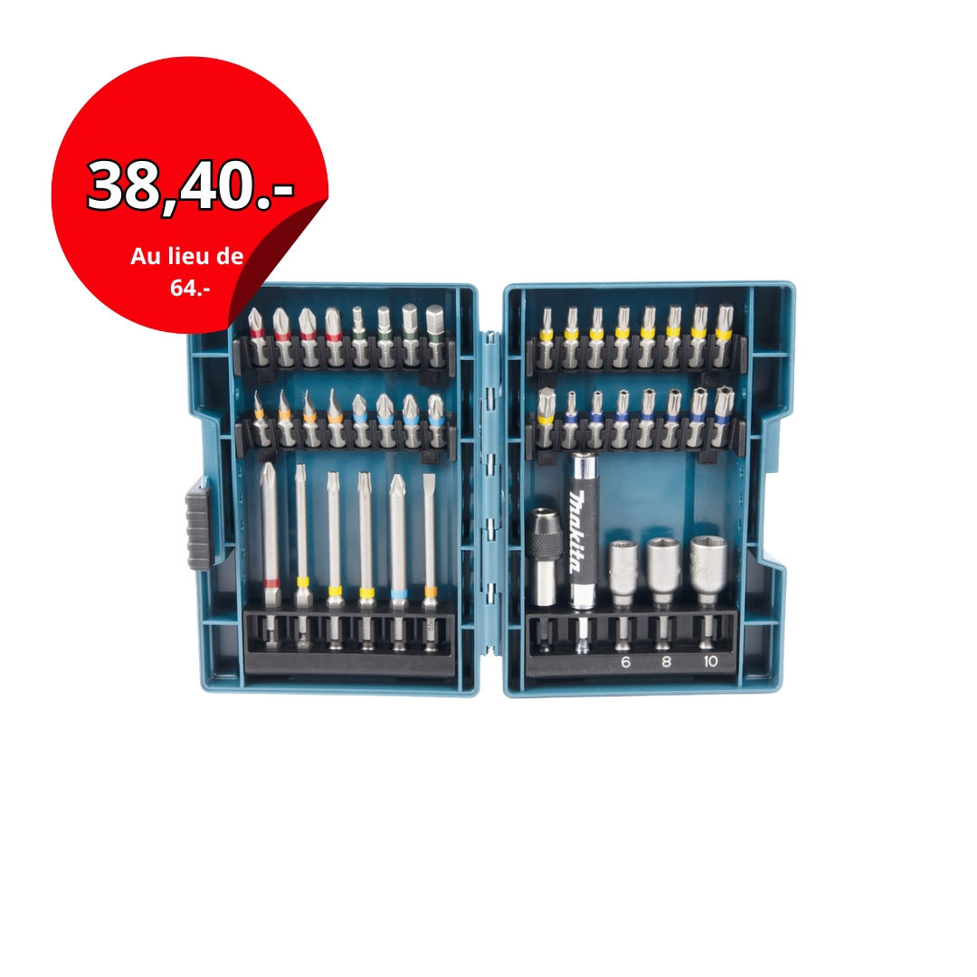 Jeu de 43 embouts makita