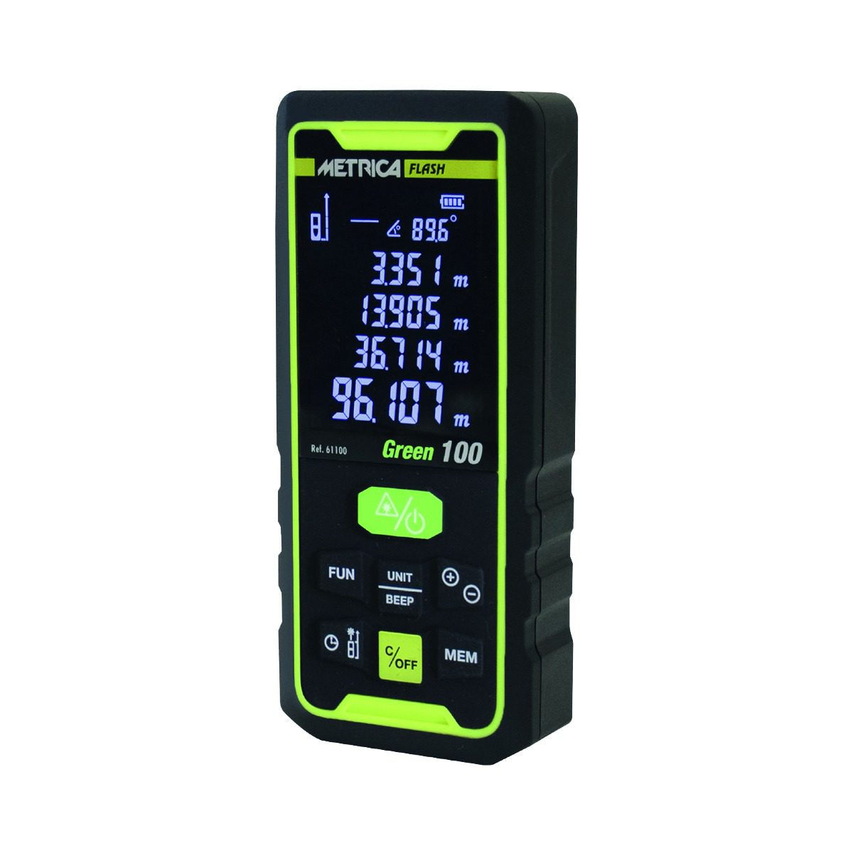 Télémètre laser vert Metrica Flash Green 60 / 100 m