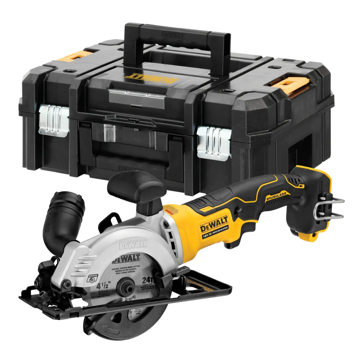Scie circulaire compacte 18V, profondeur 38 mm DeWalt DCS571NT
