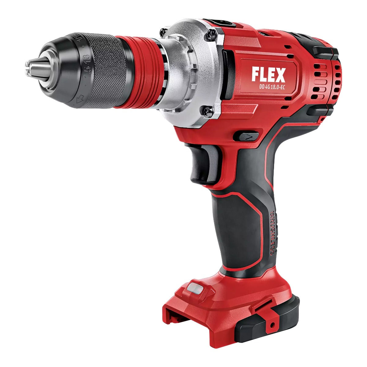 Perceuse-visseuse 4 vitesses 18V FLEX DD 4G 18-EC, sans batterie, en carton