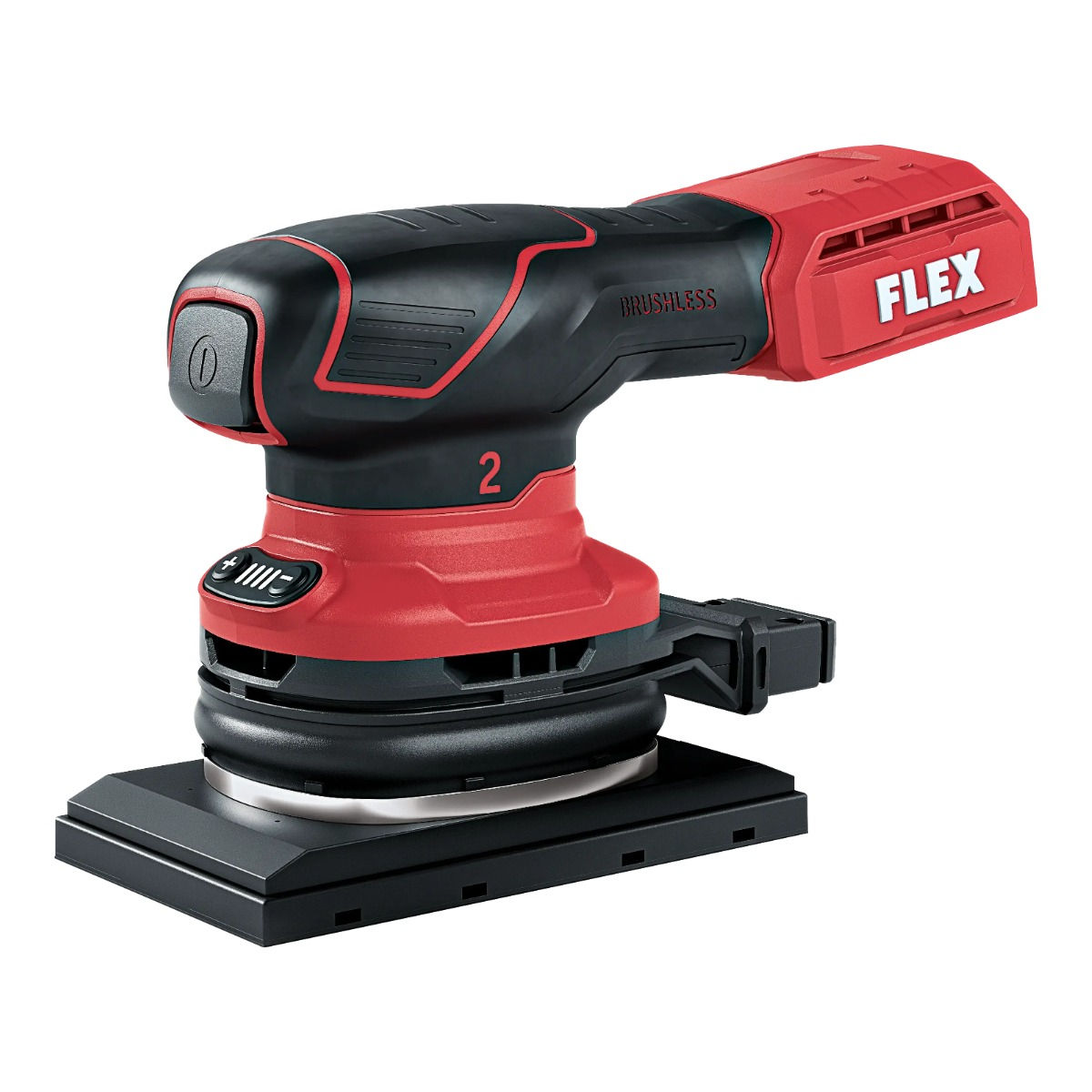Ponceuse vibrante 18V FLEX OSE 2-80 18-EC, sans batterie, en carton