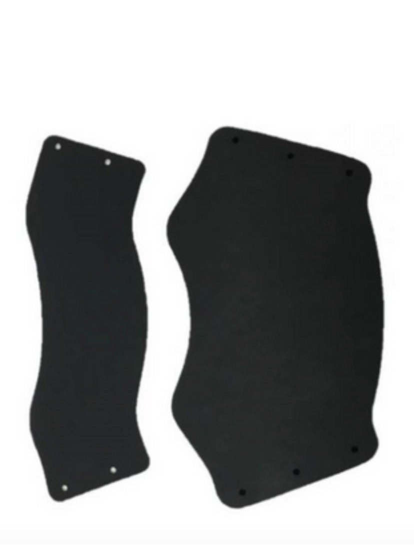 Rear toe rubber and overlay