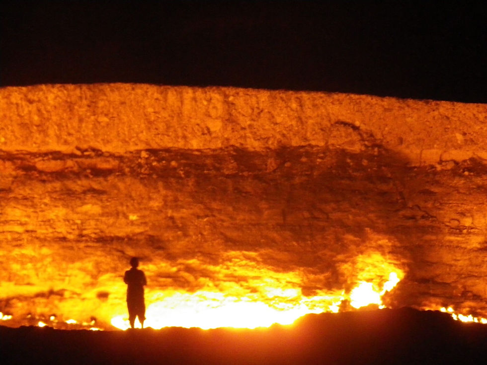 [투르크메니스탄] 투르크멘 과학진, 다르바자 가스 분화구 진화 계획 수립