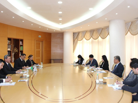 [투르크메니스탄] 투르크메니스탄 외교부에서 대한민국 외교장관 특별대표와 회담 개최