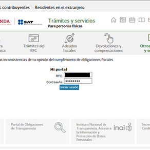 Aclara las inconsistencias de tu opinión del cumplimiento de obligaciones fiscales
