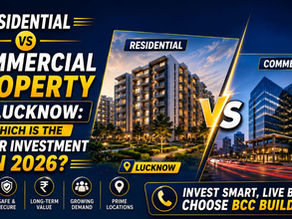residential vs commercial property in Lucknow
