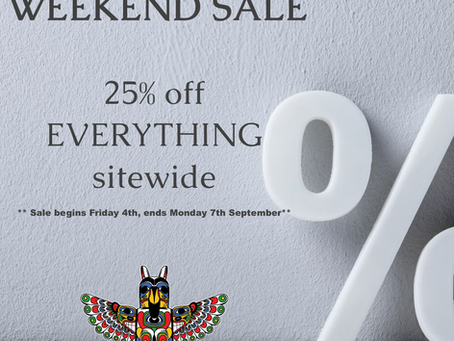 25% OFF LABOUR DAY SALE!!!