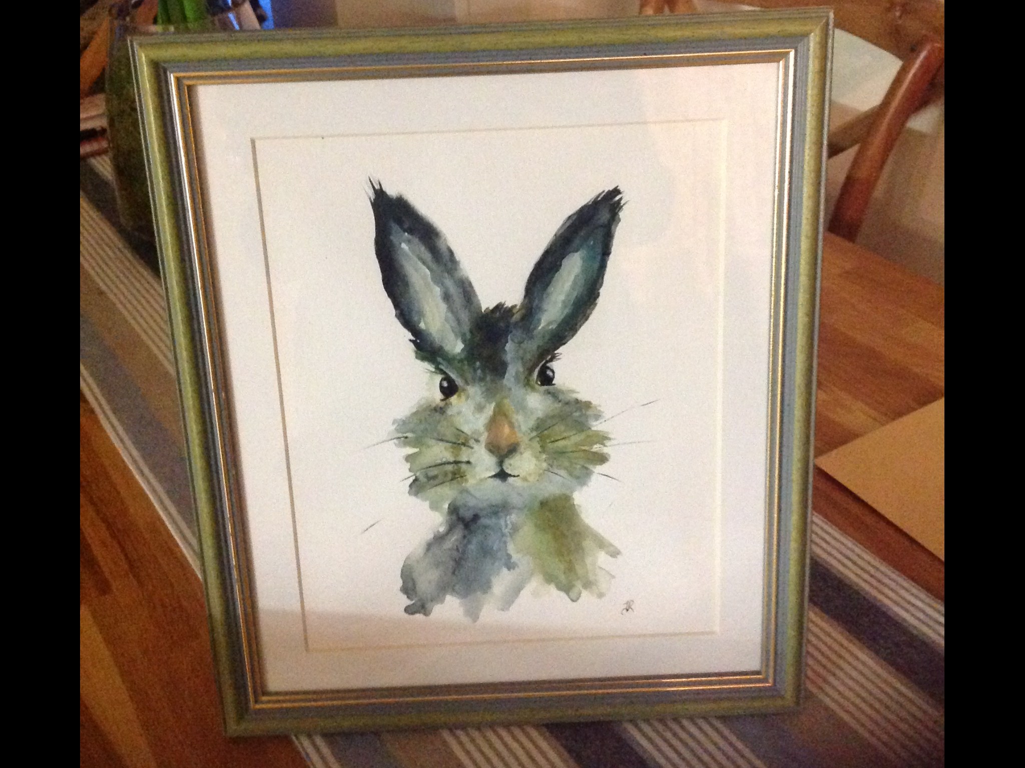 Mr Hare Painting