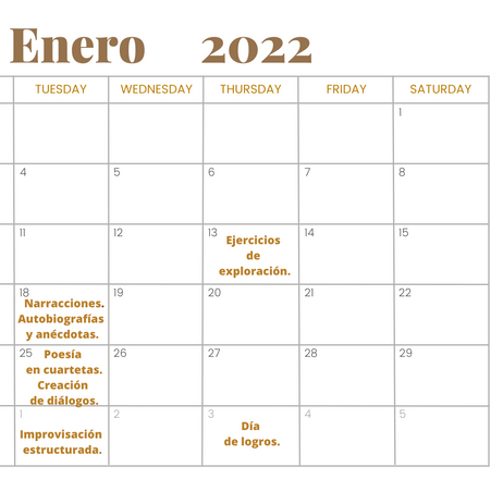 CALENDARIO