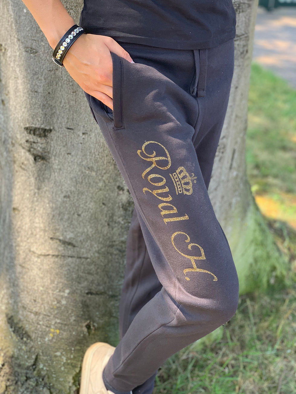 Thumbnail: Royal H. glitter jogging pants