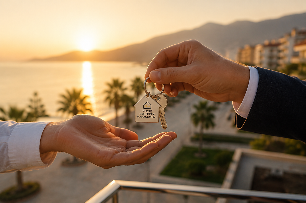 Personalized Vlore property management services and dedicated owner support)