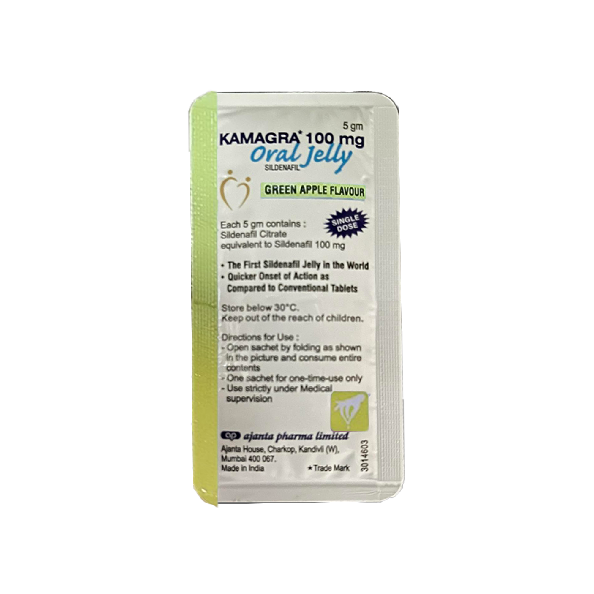 KAMAGRA JELLY GREEN APPLE