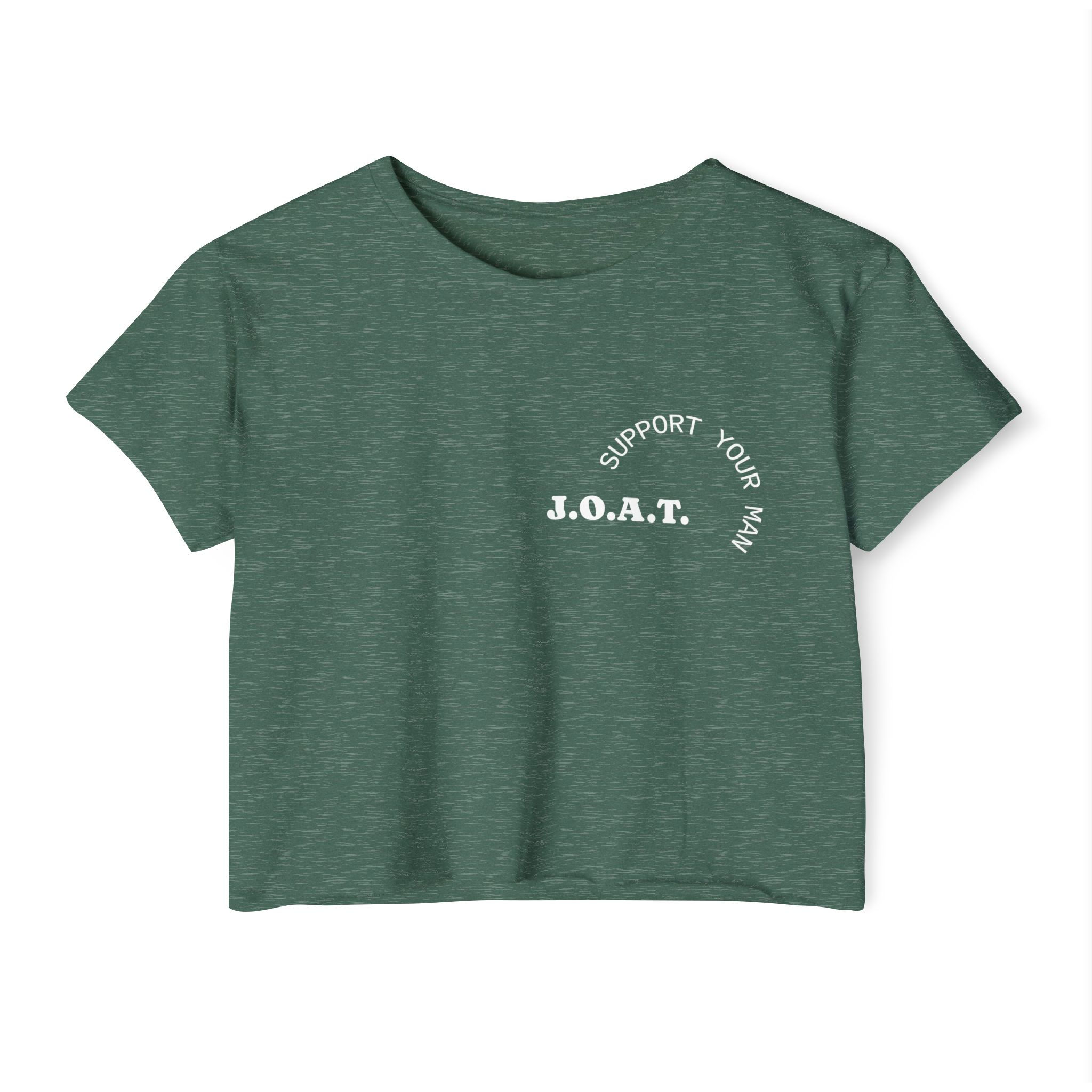 Crop Top — "Support Your J.O.A.T." Goat Reading Book Festival Tee