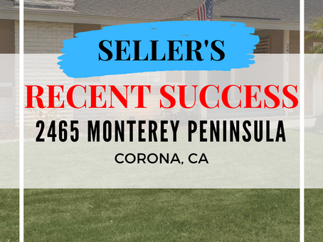 Seller's Success - 2465 Monterey Peninsula Dr