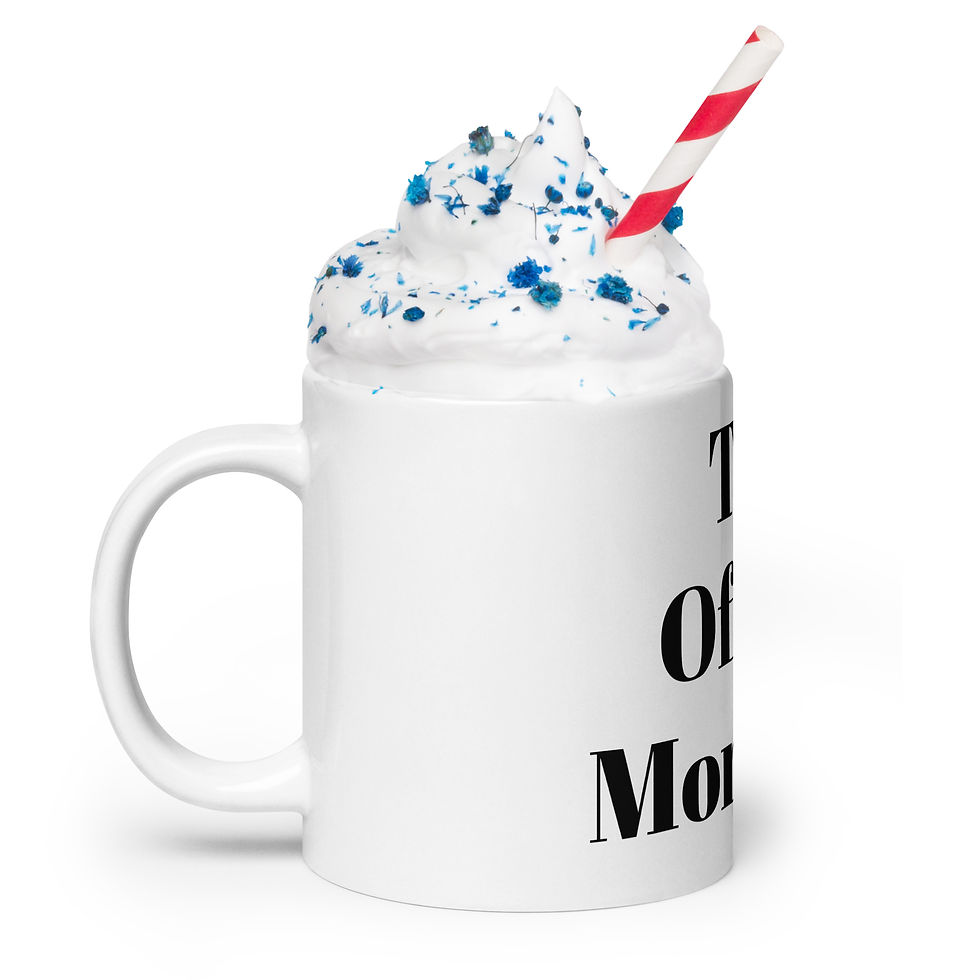 Thumbnail: White mug with whipped cream and text that reads, The Office Mug.