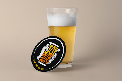 Beer Glass Coaster Mockup1