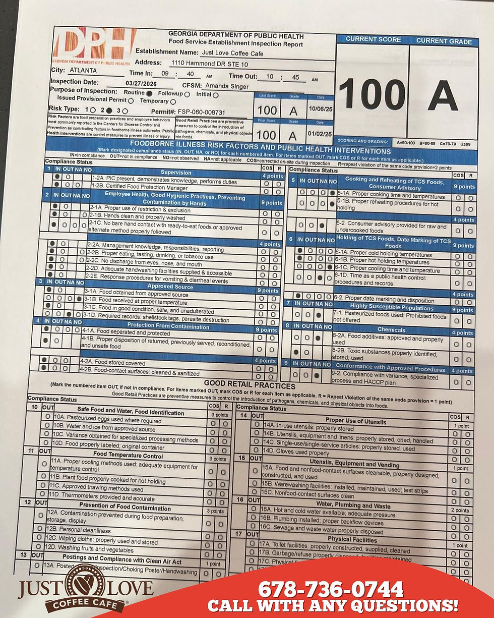 100 Score: Built on Consistency and Care