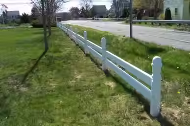 Plank Rail With Turned Posts