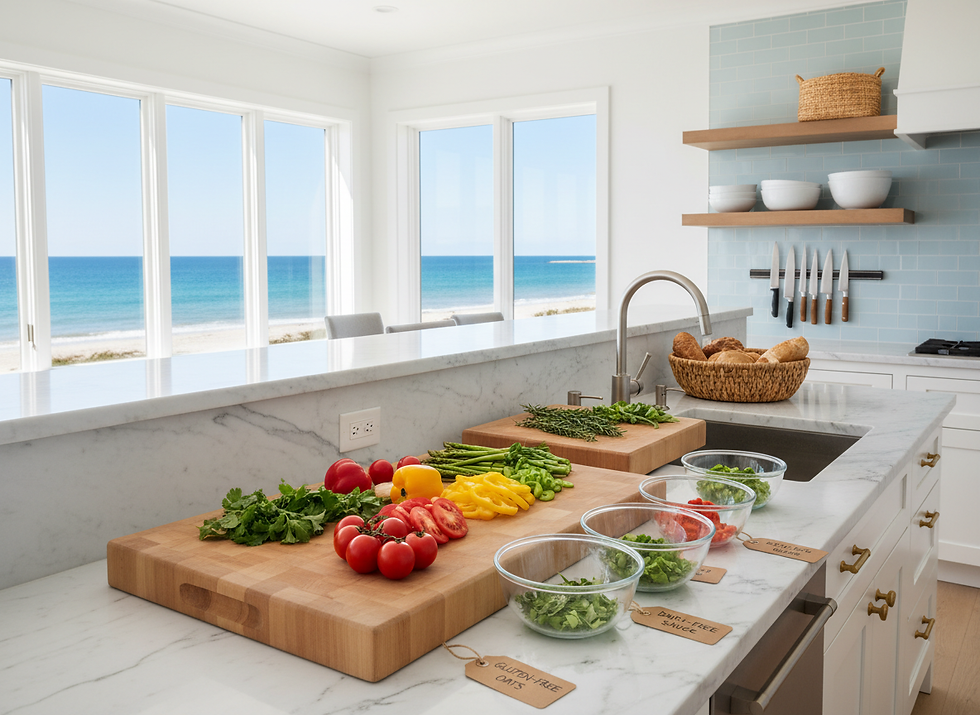 Cape Cod Custom Chef Menus for Guests With Different Tastes and Dietary Needs