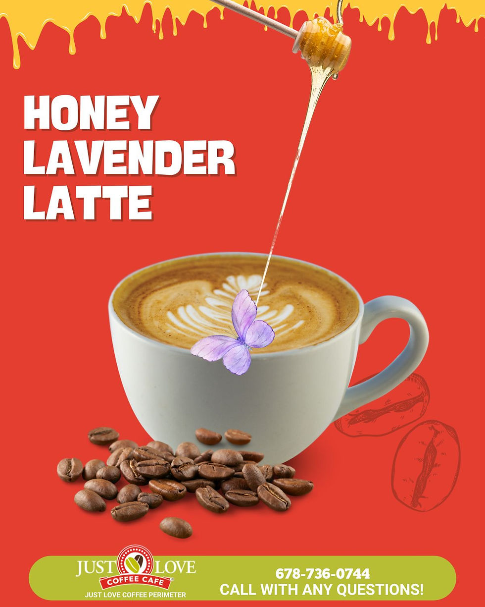 Honey lavender latte