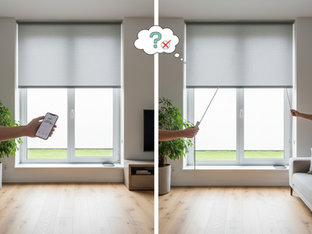 How to Choose Between Motorized Blinds and Manual Blinds