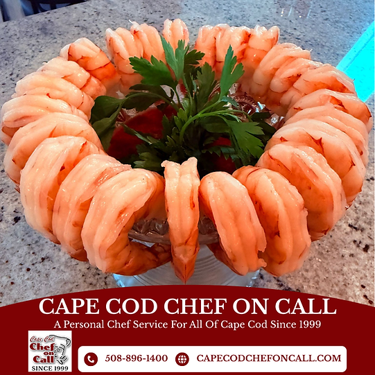 Falmouth fine dining shrimp