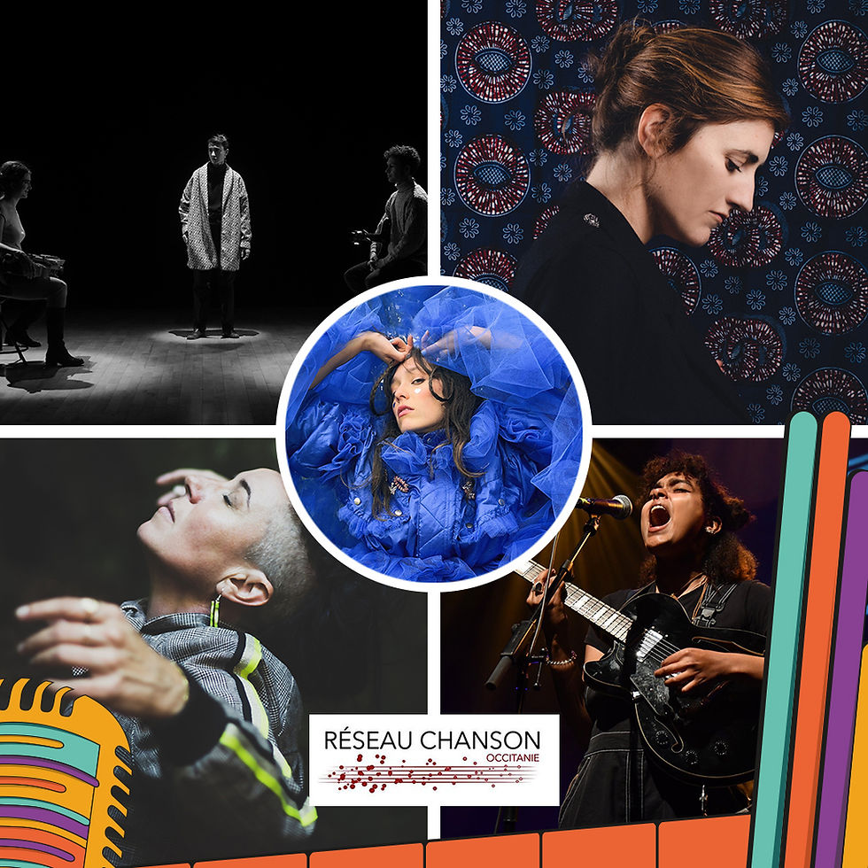 Les Vitrines du Réseau Chanson (Alice Benar + Kloe Lang + Marion Diaques + Malo Texier + Tiphene)