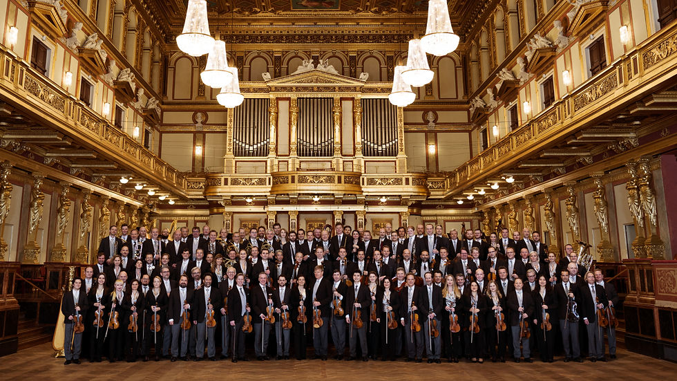 Vienna Philharmonic at the Musikverein in Vienna, Austria. Photo by Julia Wesely, courtesy of Philharmonic Society of Orange County.