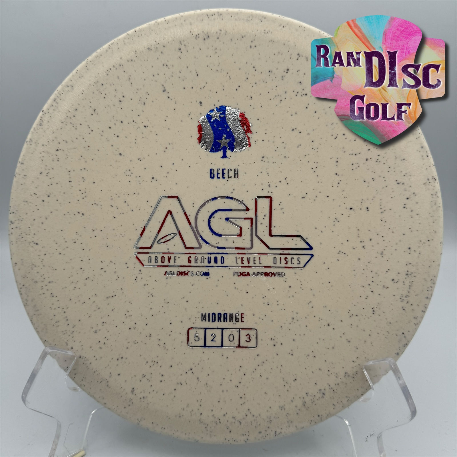 AGL Discs Woodland Hemp Beech Overstable Midrange