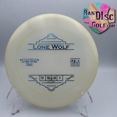 Lone Star Discs Glow Lone Wolf Understable Midrange Ran Disc Golf LLC