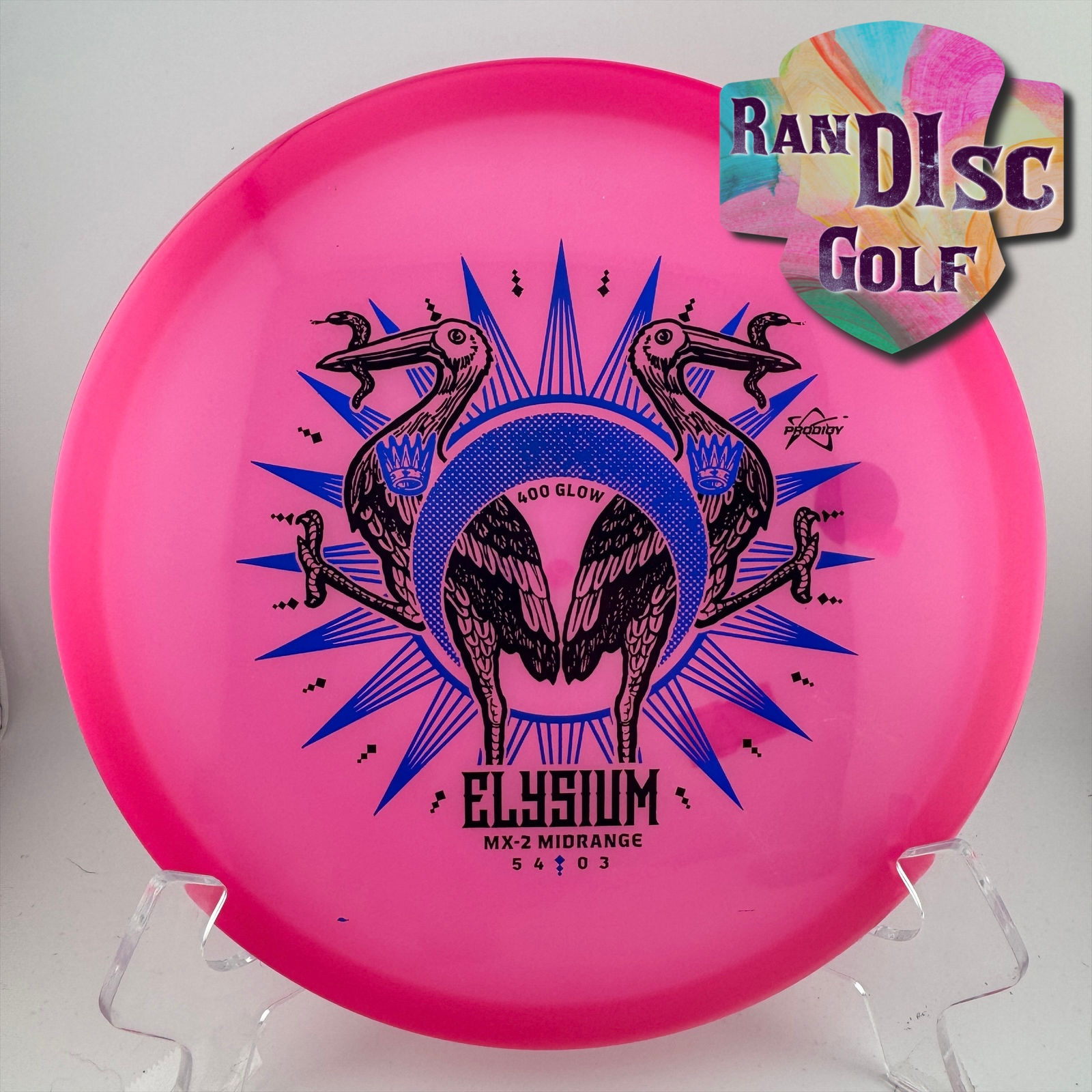 Prodigy 400 Glow Elysium MX-2 Overstable Midrange Driver