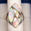Thumbnail: Sajen Silver lab-created Welo Opal ring in Platinum over 925 SS sz 7 6.75 tcw