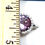 Thumbnail: Rose de France Amethyst & Zircon halo ring in Platinum over 925 SS 6.85tcw sz 7