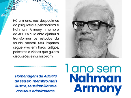 Nahman: um legado para a psicanálise contemporânea