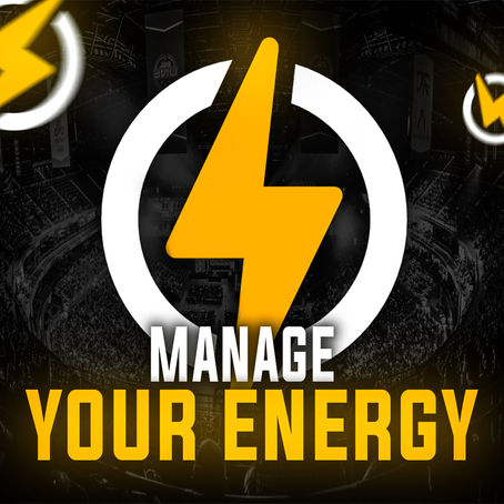 Manage your energy during competition