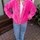 Thumbnail: Quilted Jacket- Pink