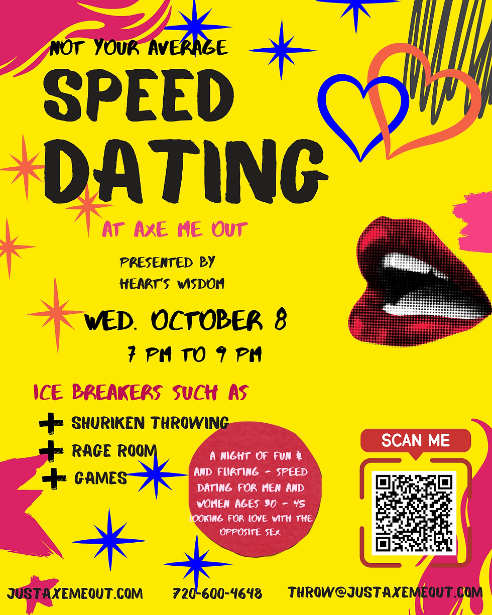 Axe Me Out Speed Dating