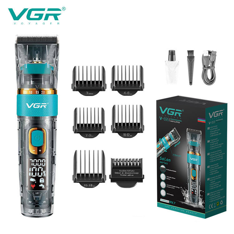 VGR695 Professional Hair Clipper with LCD Display