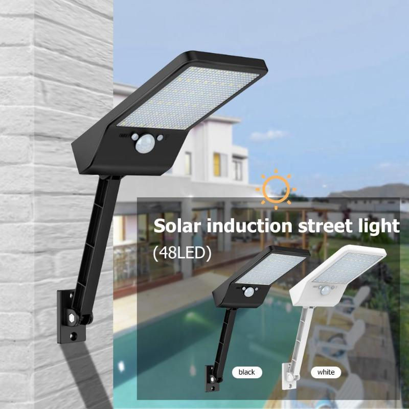 Thumbnail: Solar LED Outdoor Motion Sensor Light with Remote 48LED