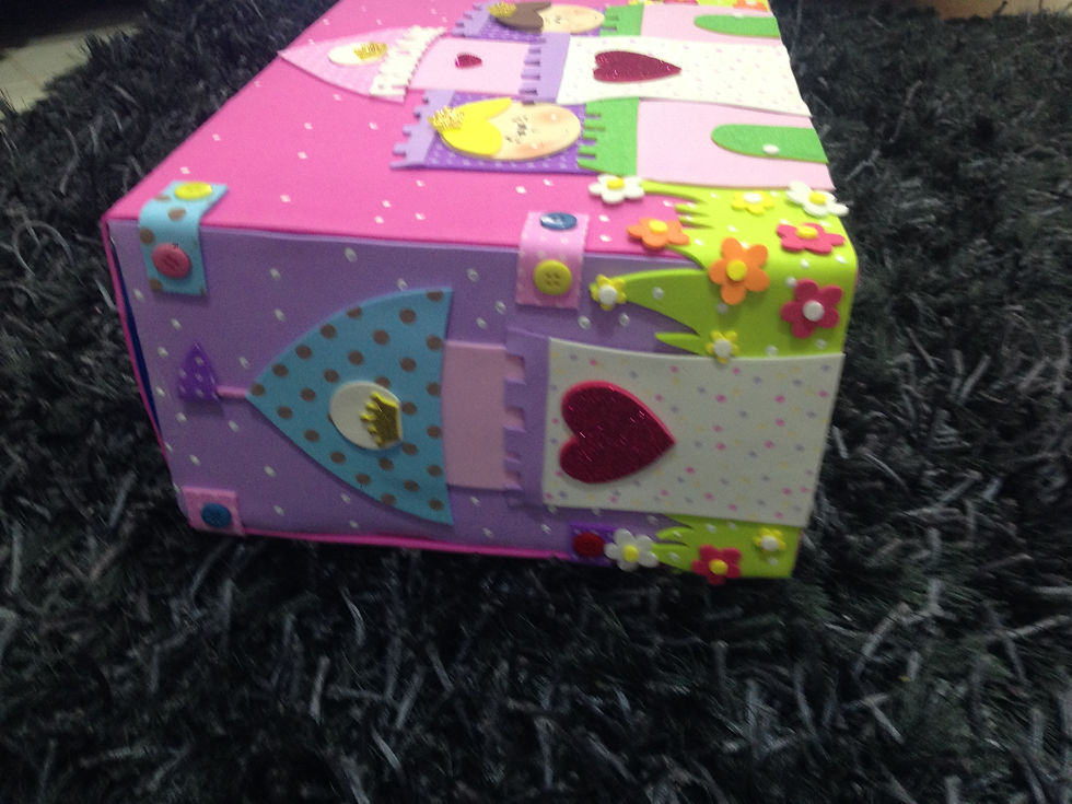 Miniatura: CAIXA ARQUIVO ENCAPADA - TEMA CASTELO