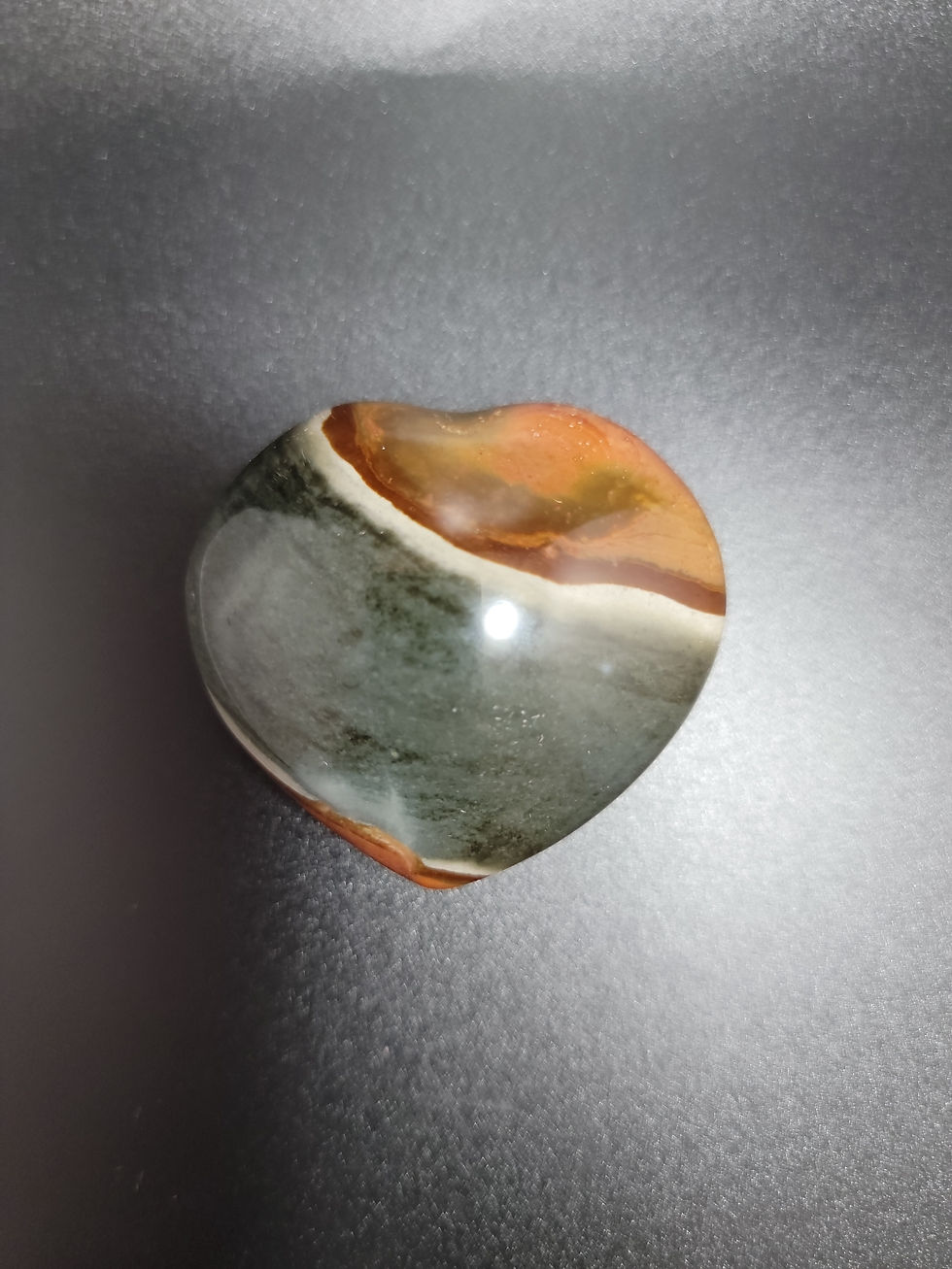 Polychrome Jasper Heart