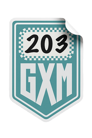 gem drivers club 203 windshield sticker