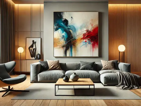 Comment choisir une peinture abstraite pour votre intérieur ?