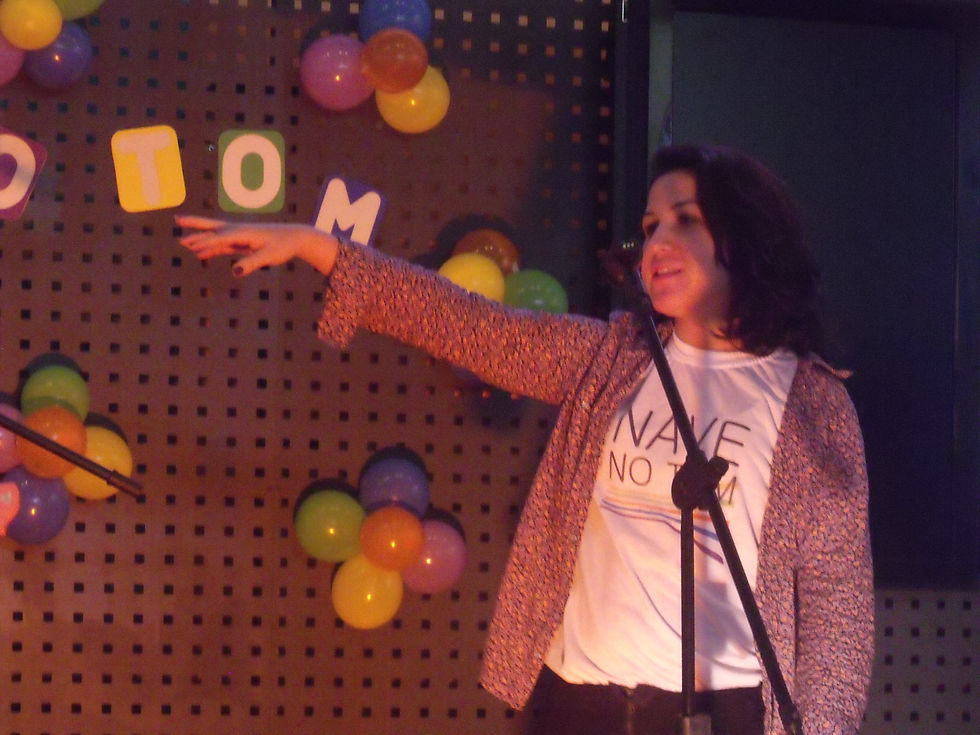 Roberta Fernandes abrindo o evento