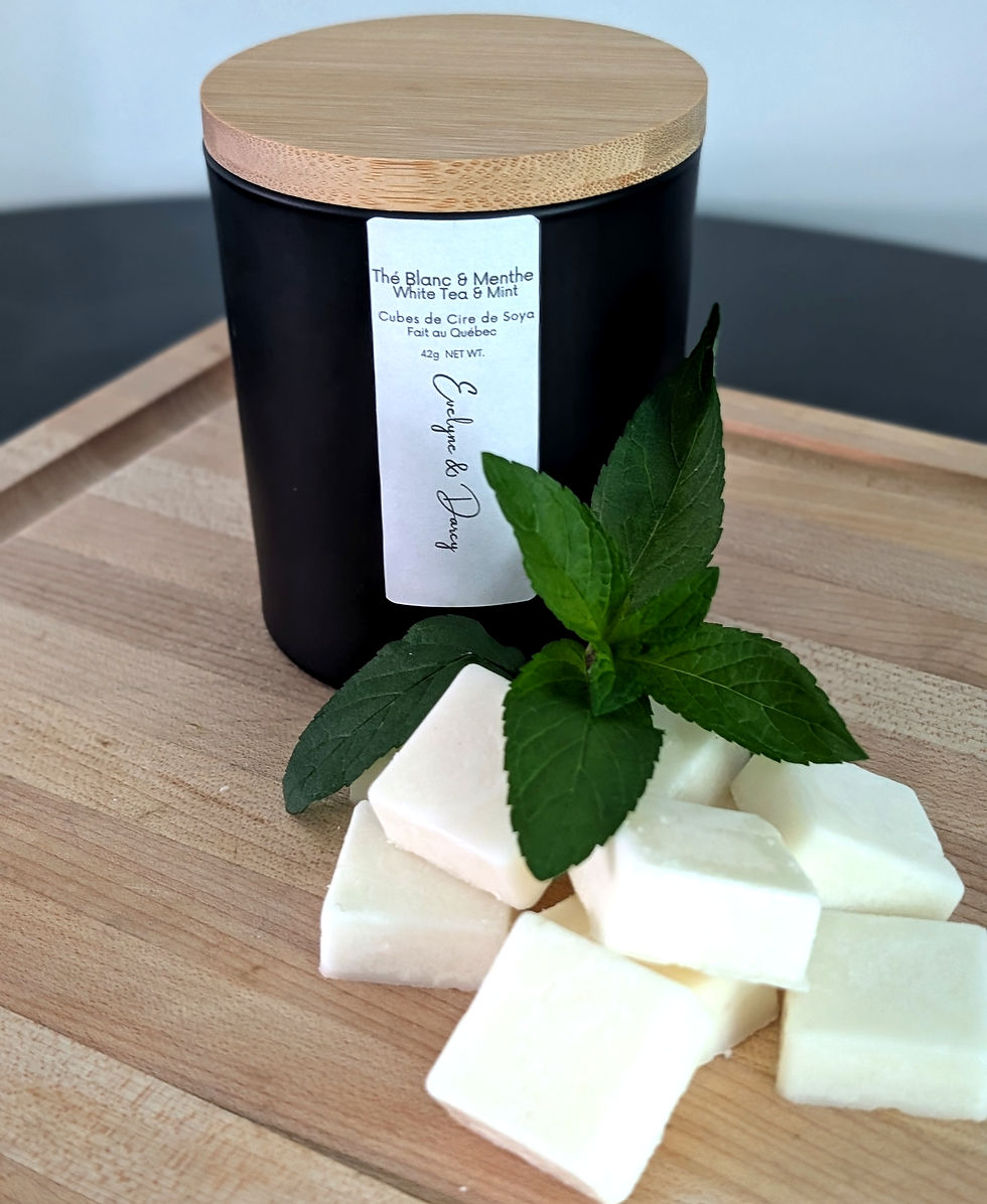 Thumbnail: White Tea and Peppermint Candle with Wooden Wick